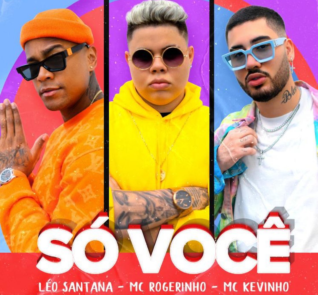 [Léo Santana lança música nova em parceria com Mc Kevinho e Mc Rogerinho]