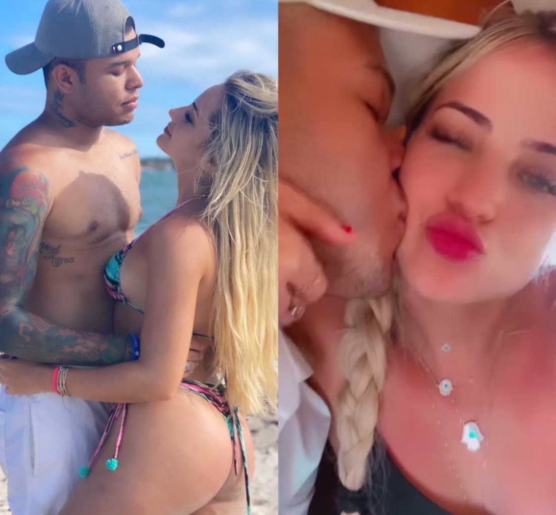 [Tierry e Gabi Martins decidem viajar de jatinho para Fernando de Noronha]