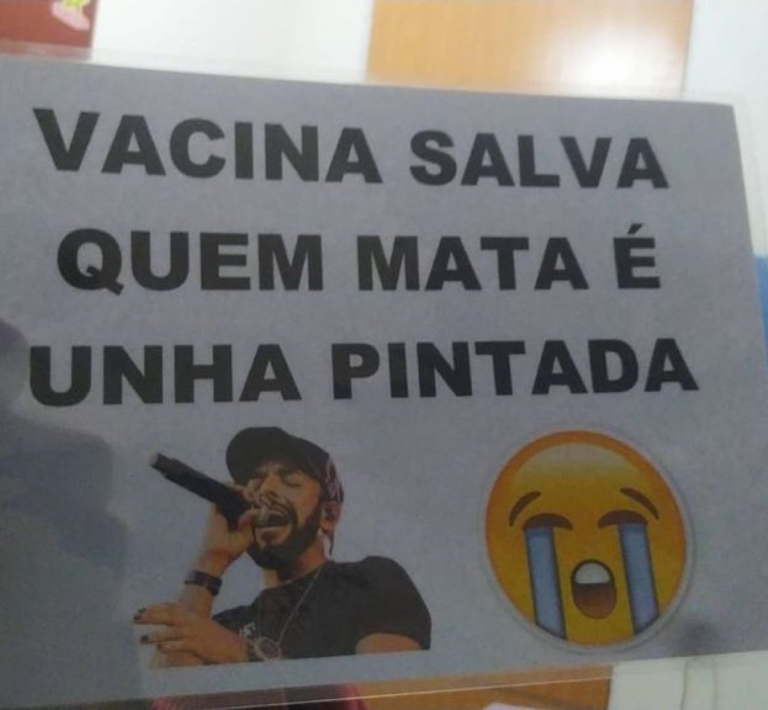 [Unha Pintada se surpreende com criatividade dos fãs na hora da vacinação]