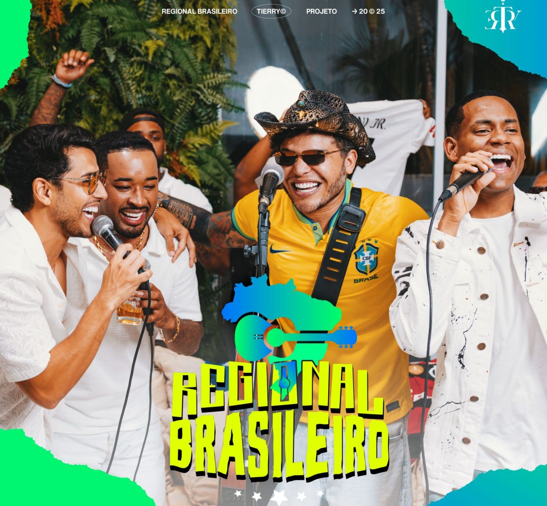 Tierry lança “Regional Brasileiro”, projeto que exalta identidade, ritmo e regionalidade