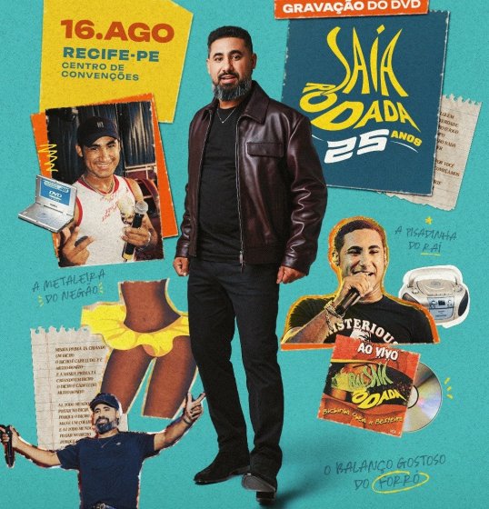 [Saia Rodada anuncia gravação de DVD em Recife para celebrar 25 anos de história]