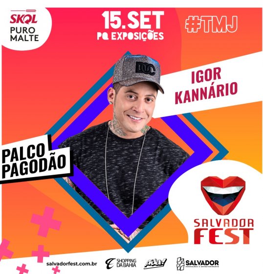 Igor Kannário é atração confirmada no Salvador Fest